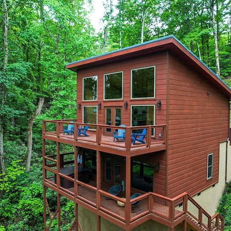 New Cozy Mountain Cabin Hot Tub Near Downtown 개틀린버그 외부 사진