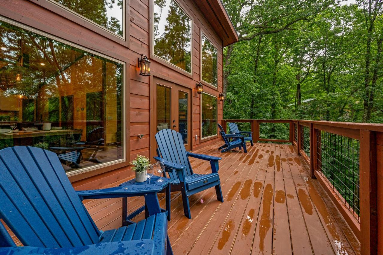 New Cozy Mountain Cabin Hot Tub Near Downtown 개틀린버그 외부 사진