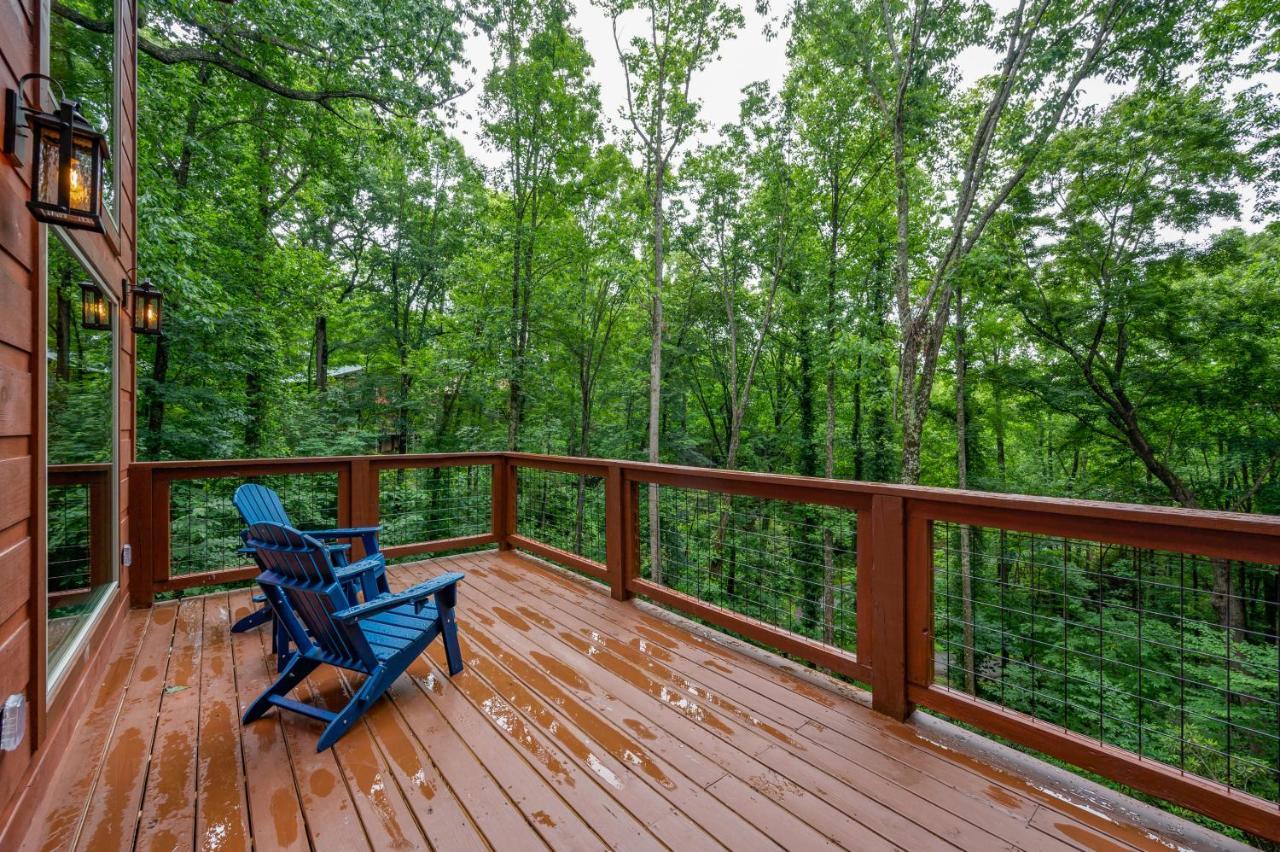 New Cozy Mountain Cabin Hot Tub Near Downtown 개틀린버그 외부 사진